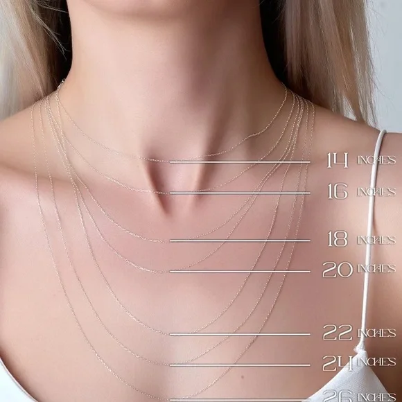 Gold Pendant Necklace 14” - Picture 6 of 6